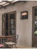 Nástěnná - NV 9197702 Venkovní nástěnné svítidlo SORREN antracitový hliník a čiré sklo E27 2x12W 220-240V bez žárovky IP65 - NOVA LUCE