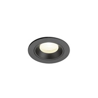 Kruhová - LA 1009307 NUMINOS® XS Stropní vestavné svítidlo, 4000 K, 20°, IP20, kulaté, černé - BIG WHITE (SLV)