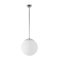 Koule - OS ISI64388 ISIS P2 PM-M závěsné plastové svítidlo nerez / bílá IP40 3000 K 20W LED - OSMONT