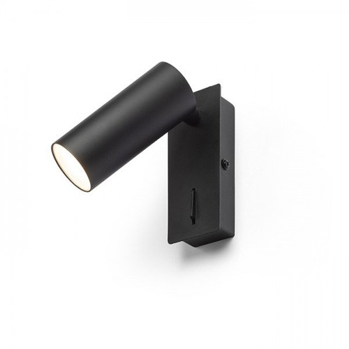 Bodová - RED R13423 TAPIO I SQ nástěnná černá 230V LED 4.5W 3000K - RED - DESIGN RENDL - foto 1