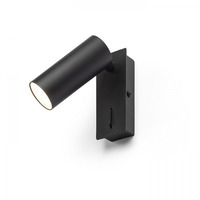 Bodová - RED R13423 TAPIO I SQ nástěnná černá 230V LED 4.5W 3000K - RED - DESIGN RENDL