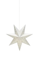 Interiérové dekorace - MAR 704416 Solvalla stříbrná závěsná hvězda 45 cm - Markslöjd