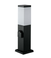 Sloupková - FAN I-STATION-SC2 Sloupkové svítidlo STATION antracit, 2xSCHUKO 15 A, 2500 W, 30x12x12 cm - FANEUROPE