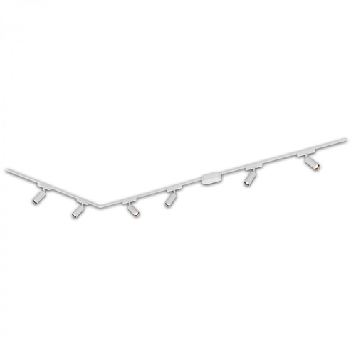 Lištové Briloner 48V - BRILO 8034066 Luxtrail lištový systém, kompletní sada, 6x LED spoty, do L, bílá - BRILO - foto 1