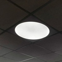 Pro LED panely - SLC SLC8788X VÝPRODEJ VZORKU - SLC Circular Frame kruhová deska pro LED panel černá - TLG