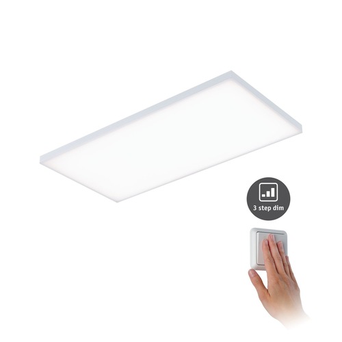 Hranatá - P 79823 Svítidlo Velora LED Panel stmívatelný 595x295mm 3000K 29W bílý - PAULMANN - foto 1