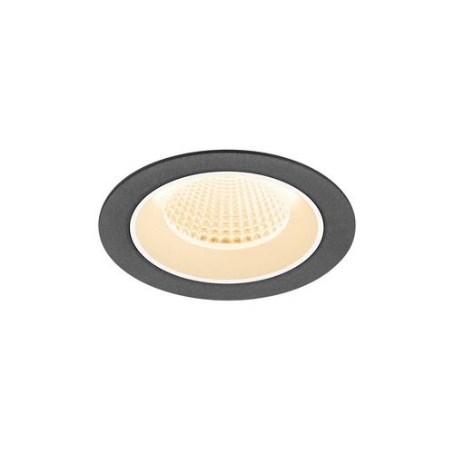 Kruhová - LA 1009599 NUMINOS® M Stropní vestavné svítidlo, 2700 K, 40°, IP20, kulaté, černé / bílé - BIG WHITE (SLV) - foto 1