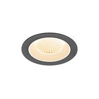 Kruhová - LA 1009599 NUMINOS® M Stropní vestavné svítidlo, 2700 K, 40°, IP20, kulaté, černé / bílé - BIG WHITE (SLV)