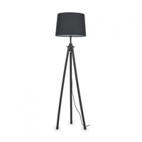 Stojací lampy - ILUX 121437 Stojací lampa Ideal Lux York PT1 nero 121437 černá - IDEALLUX