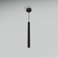 Válec - CEN STYLONE500-053330 Závěsné LED svítidlo STYLO válcové černé 33x500mm 5W 230V 60d 4000K IP20 závěs 150cm - CENTURY