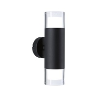 Dekorativní - P 79560 Selection Bathroom nástěnné/stropní svítidlo Kame IP44 3000K 230V 2x4W černá - PAULMANN