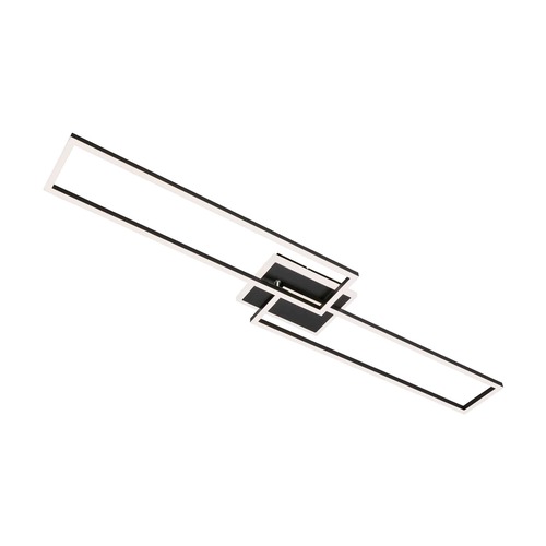 Hranatá - BRILO 3050-015 LED CCT rám 110 cm 40W 5200lm černá - BRILO - foto 1