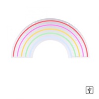 Dekorativní - LD 85024-70 NEON-RAINB LED nástěnné svítidlo motiv duhy vícebarevné USB šňůrový vypínač dekorativní - LEUCHTEN DIREKT / JUST LIGHT