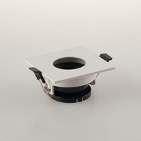 Hranatá - FAN INC-STENOS-Q-RO Zápustné svítidlo STENOS, bílé, hranaté - kruh, 8.5 x 4.2 x 8.5 cm - FANEUROPE