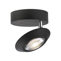 Bodová - PN 9051-18 LED stropní svítidlo PURE Oculis, černá , stmívatelné, otočné a nastavitelné 2700K - PAUL NEUHAUS