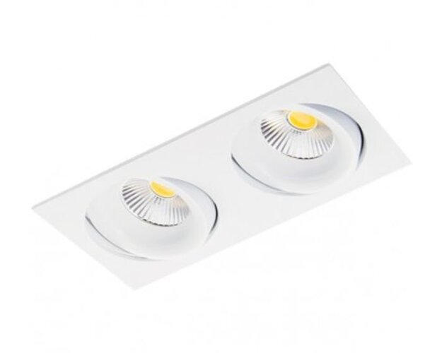 Hranatá - BPM 3135.BK-BK.D60.3K    SPOT LED 2X9.3W 105X215 60º BLACK-BLACK RF 3000K NON-DIMM
- BPM - foto 1