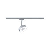 Svítidla - P 96799 URail LED lištový spot Circle spot 5W 4000K stmívatelné 230V matný chrom - PAULMANN