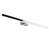 Nástěnná - FAN LED-W-LANCER CR Venkovní nástěnné svítidlo LED LANCER chrom hliník 13W 1000lm 4000 K 4x75x9 cm - FANEUROPE
