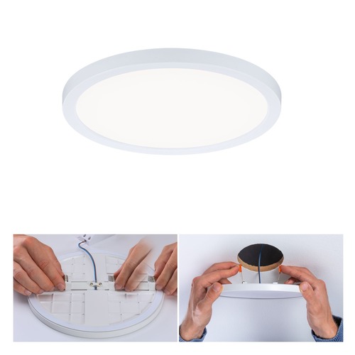 Koupelnová - P 93036 LED vestavné svítidlo Areo VariFit IP44 kruhové 175 13W 4.000K bílá - PAULMANN - foto 1