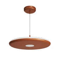 Kruhová - OS ZET60594 ZETA ST2 PF závěsné plastové svítidlo terakota / bílá IP40 4000 K 38W LED - OSMONT