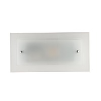 Nepřímé osvětlení - FAN I-061228-3 Nástěnné svítidlo - rovné/zakřivené, bílé, 1 x E27, 30 x 11 x 15 cm - FANEUROPE