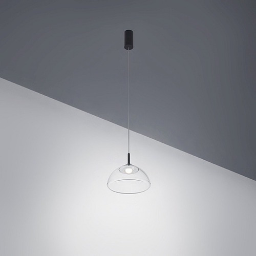 Dekorativní - TI 1064ATFNTE2B C05CN Závěsné svítidlo Venis černý kabel 6,5W DIM TRIAC - Team Italia - foto 1