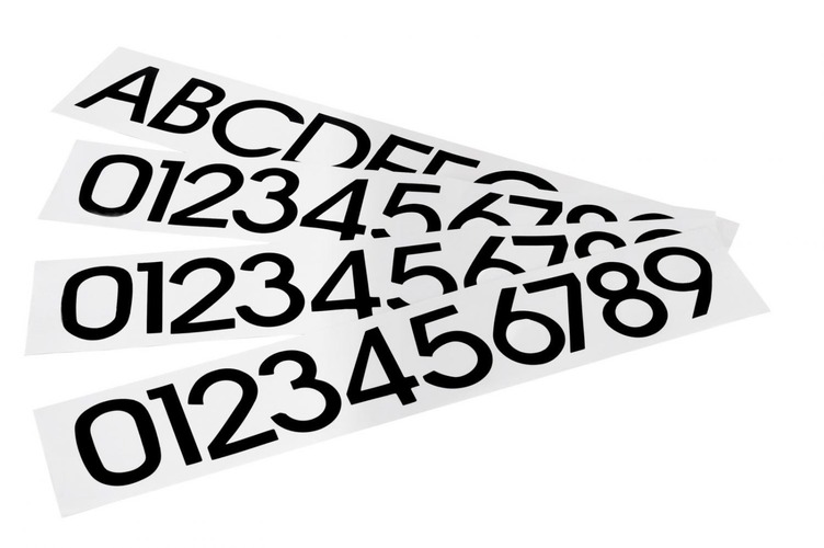 Příslušenství - IMPR 948139 Sada čísel a písmen na venkovní svítidlo WALL 1 - LIGHT IMPRESSIONS - foto 1