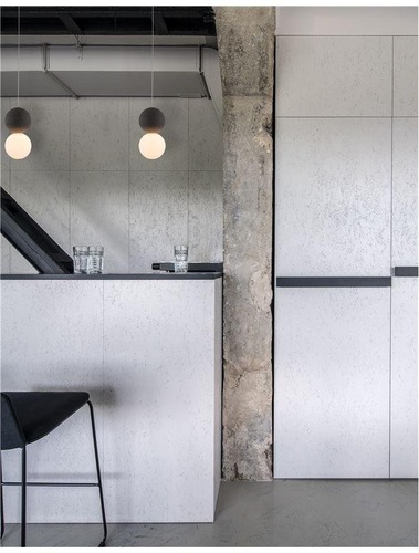 Koule - NV 9704191 Závěsné svítidlo ZERO šedý beton opálové sklo a černý hliník G9 1x5W IP20 220-240V bez žárovky 10 - NOVA LUCE - foto 1