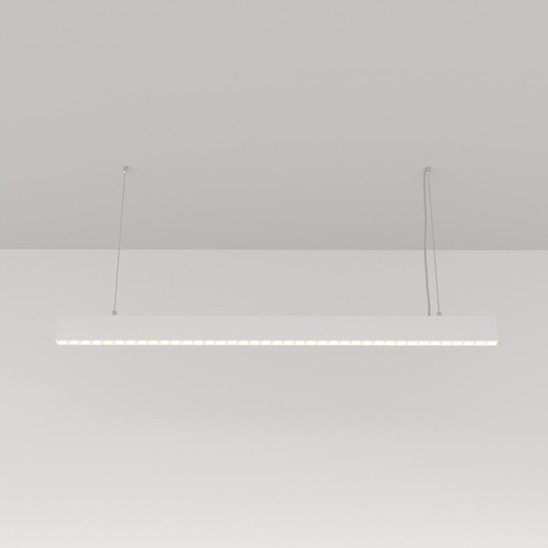 Podélná - M P050PL-L40W4K Závěsné svítidlo Points LED 4000K 40W studená bílá 3400lm bílý hliník - MAYTONI - foto 1
