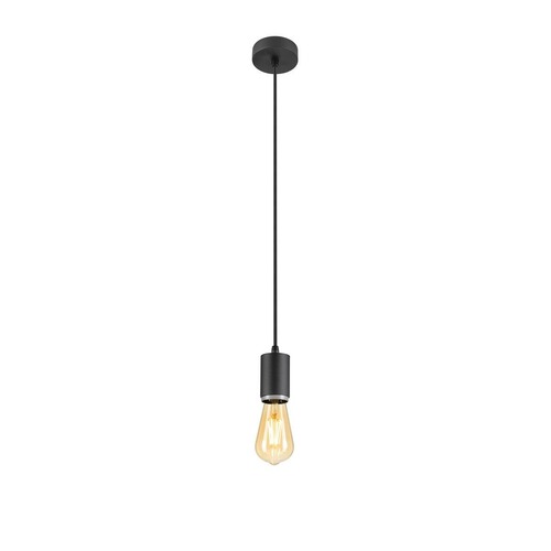Subtilní - LA 1010285 LALU® závěsné svítidlo, patice E27, Mix&amp;Match, délka závěsu 200 cm, 1 x max. 10 W, černá - BIG WHITE (SLV) - foto 1