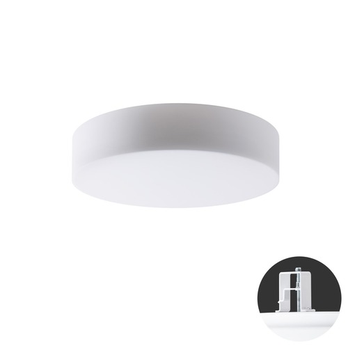 Koupelnová - OS ERI67655 ERIS V4 stropní/nástěnné skleněné polovestavné svítidlo bílá IP44 4000 K 35W LED - OSMONT - foto 1