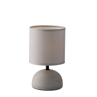 Stolní lampy dekorační - FAN I-FURORE-L GR Stolní lampa Lumetto Furore, šedá, 1 x E14, 14 x 24 cm - FANEUROPE