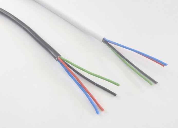 Kabely a příslušenství - RGB kabel 4x0,5 kulatý - foto 1