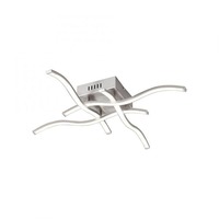 Dekorativní - LD 15131-55 WAVE LED stropní svítidlo, moderní design, ocel 3000K - LEUCHTEN DIREKT / JUST LIGHT