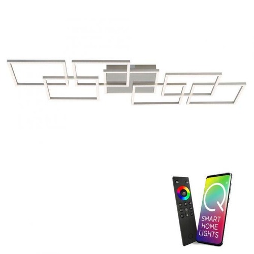 Hranatá - PN 6014-55 Paul Neuhaus, Q-INIGO, LED stropní svítidlo, ocel, Smart Home ZigBee 2700-5000K - PAUL NEUHAUS - foto 1