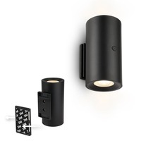 Nepřímé osvětlení - BRI 3942015 Isy nástěnné svítidlo - 2W, 200lm, nabíjecí, LED, dotykový vypínač, stmívatelné, černá - BRILONER