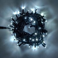 Venkovní řetězy - DLED SLNX120 DecoLED LED světelný řetěz, 20m, ledově bílá, 120 diod,IP67 SLNX120
