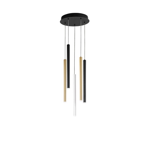 Dekorativní - FAN LED-PYPE-S5-MULT Závěsné svítidlo LED PYPE multibarevné 35 W 2350 lm CCT 25,5 x 200 cm - FANEUROPE - foto 1