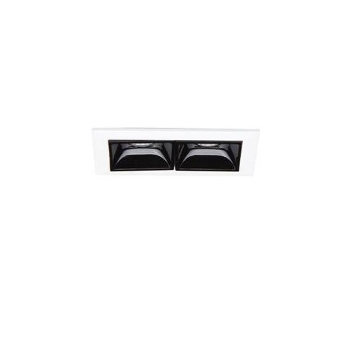 Hranatá - ILUX 267869 LED Zápustné bodové svítidlo Ideal Lux Lika 06W 4000K TRIM 267869 6W 500lm 4000K IP20 7,4cm bílo-černé s rámečkem - IDEALLUX - foto 1