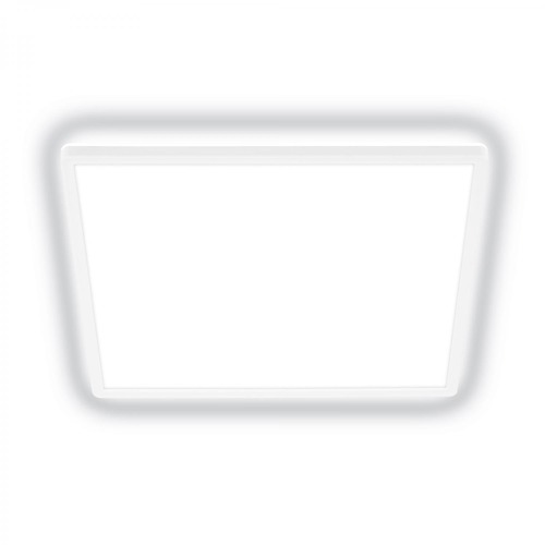 Hranatá - BRILO 7549016 BRILONER Tava A LED stropní svítidlo, energetická třída A, přímé a nepřímé osvětlení, 50.000h životnost, 42x42 cm, bílé 7549016 - foto 1