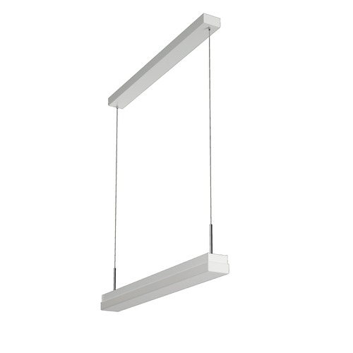Podélná - OS MAT60050 MATAR LE1 závěsné plastové svítidlo bílá IP40 3000 K 13W LED - OSMONT - foto 1