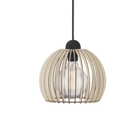 Dekorativní - NOR 84823014 Závěsné svítidlo Chino 25 1x60W E27 dřevo - NORDLUX