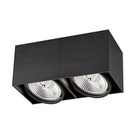 Downlight - ZUMA 003064-024560 Bodové svítidlo BOX 2 BK ACGU10-117-N - ZUMALINE