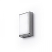 Nástěnná - RED R12011 ASPEN přisazená stříbrnošedá 230V LED 5W IP54 3000K - RED - DESIGN RENDL