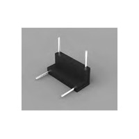 LED mini magnetické stopy - Černý konektor 90 stupňů