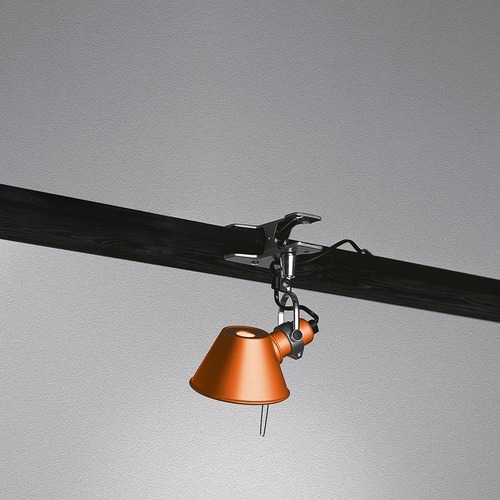 Stolní lampy s klipem - AR A010860 Tolomeo Micro Pinza - oranžová - ARTEMIDE - foto 1