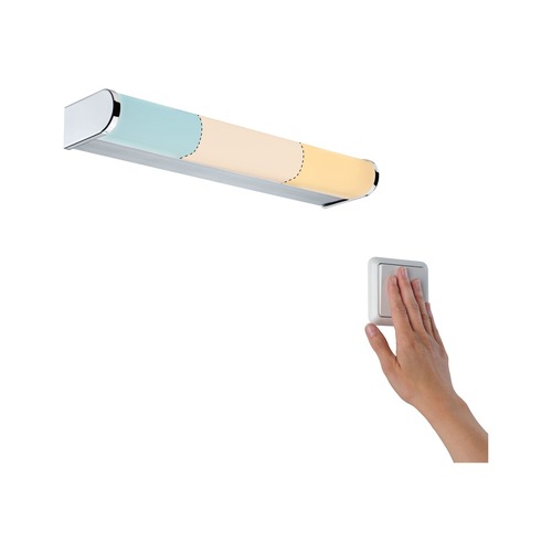 K zrcadlu - P 78943 HomeSpa LED svítidlo k zrcadlu Arneb IP44 chrom 6,5W WhiteSwitch 2.700K - PAULMANN - foto 1