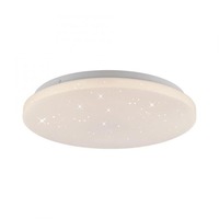 Kruhová - LD 14276-16 URANUS LED stropní svítidlo průměr 34cm bílé hvězdné nebe nadčasový design teplá bílá 3000K - JUST LIGHT
