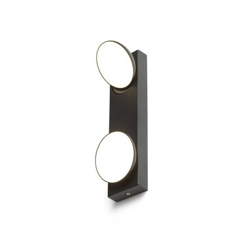 Bodová - RED R13917 ELISEO II přisazená černá 230V LED 2x5W 3000K - RED - DESIGN RENDL - foto 1