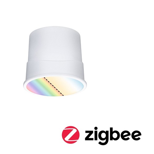 LED moduly - P 92470 LED Modul vestavné svítidlo Smart Home Zigbee Base Coin kruhové 50mm Coin 4,9W 230V stmívatelné RGBW+ satén - PAULMANN - foto 1